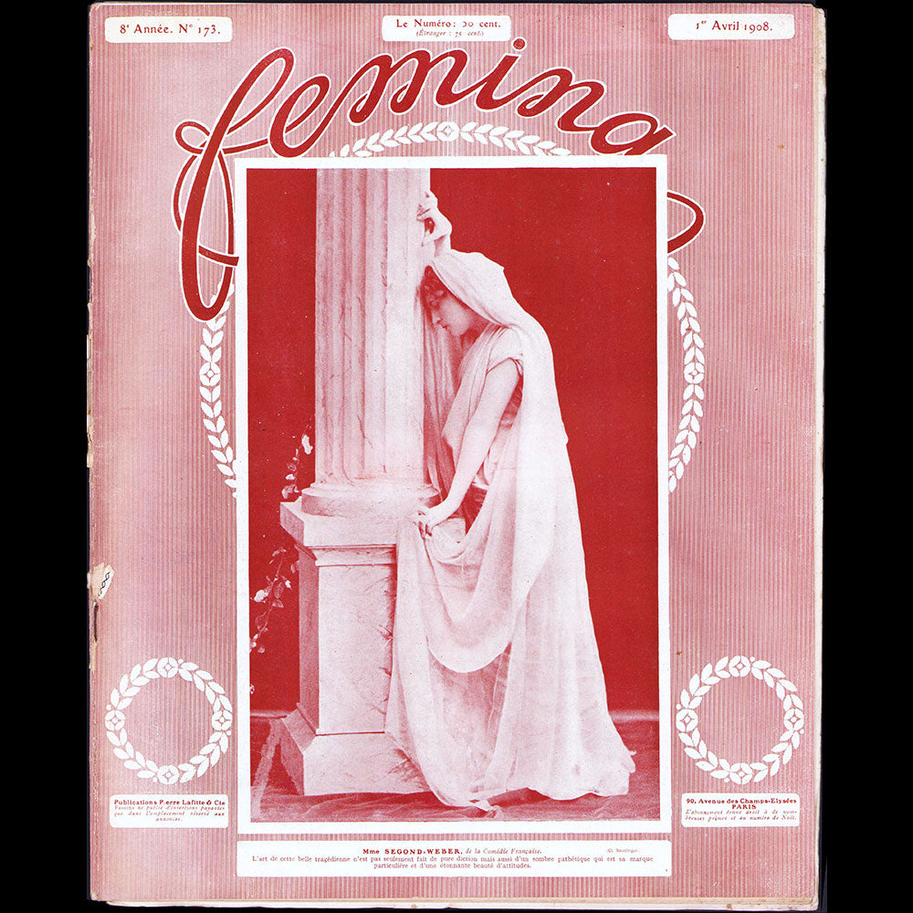 Fémina - Réunion des 24 numéros de l'année 1908 (janvier à décembre 1908)