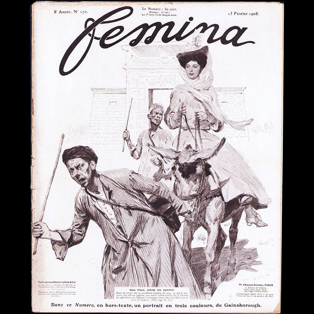 Fémina - Réunion des 24 numéros de l'année 1908 (janvier à décembre 1908)