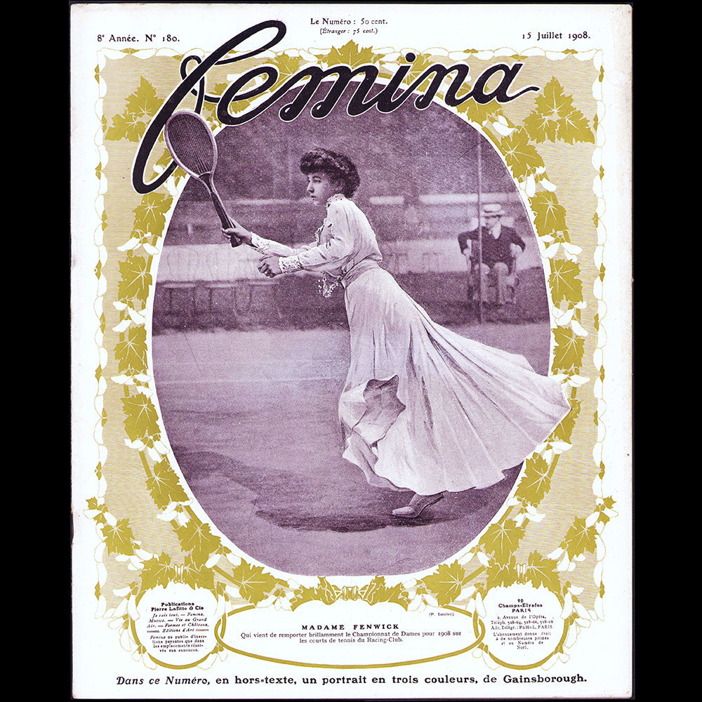 Fémina - Réunion des 24 numéros de l'année 1908 (janvier à décembre 1908)