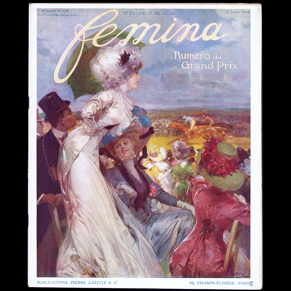 Fémina - Réunion des 24 numéros de l'année 1908 (janvier à décembre 1908)