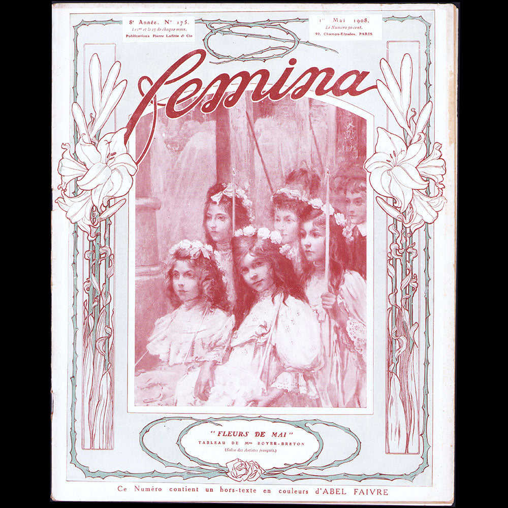 Fémina - Réunion des 24 numéros de l'année 1908 (janvier à décembre 1908)