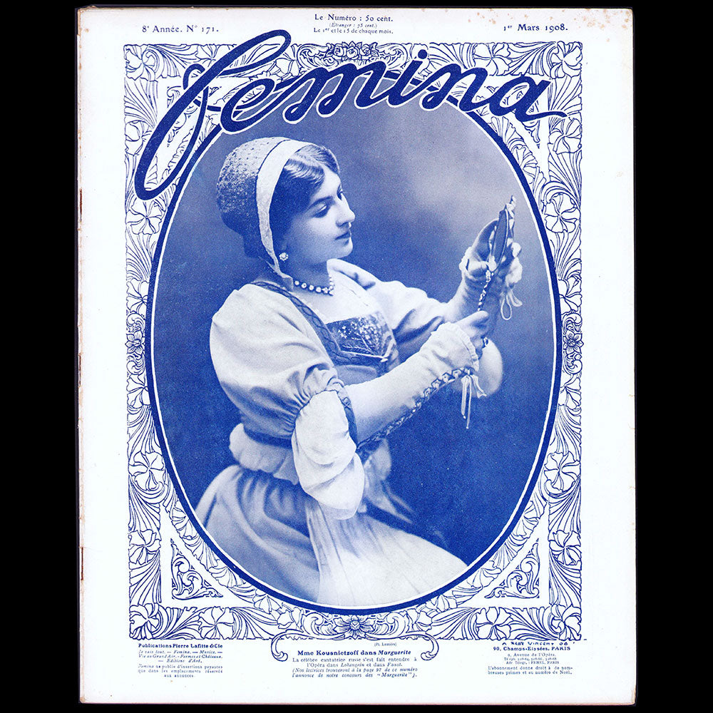 Fémina - Réunion des 24 numéros de l'année 1908 (janvier à décembre 1908)