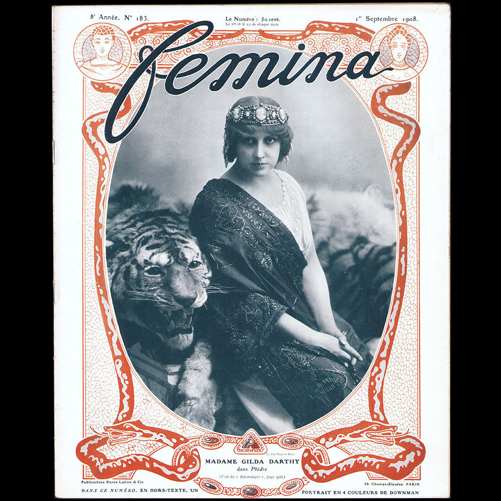 Fémina - Réunion des 24 numéros de l'année 1908 (janvier à décembre 1908)
