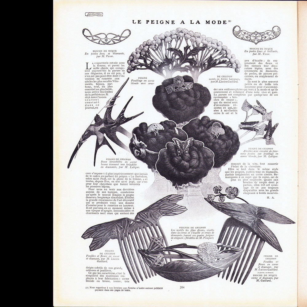 Fémina - Réunion des 24 numéros de l'année 1908 (janvier à décembre 1908)