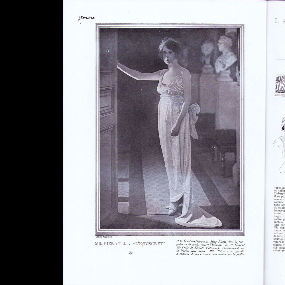 Fémina (août 1919), couverture de René Lelong