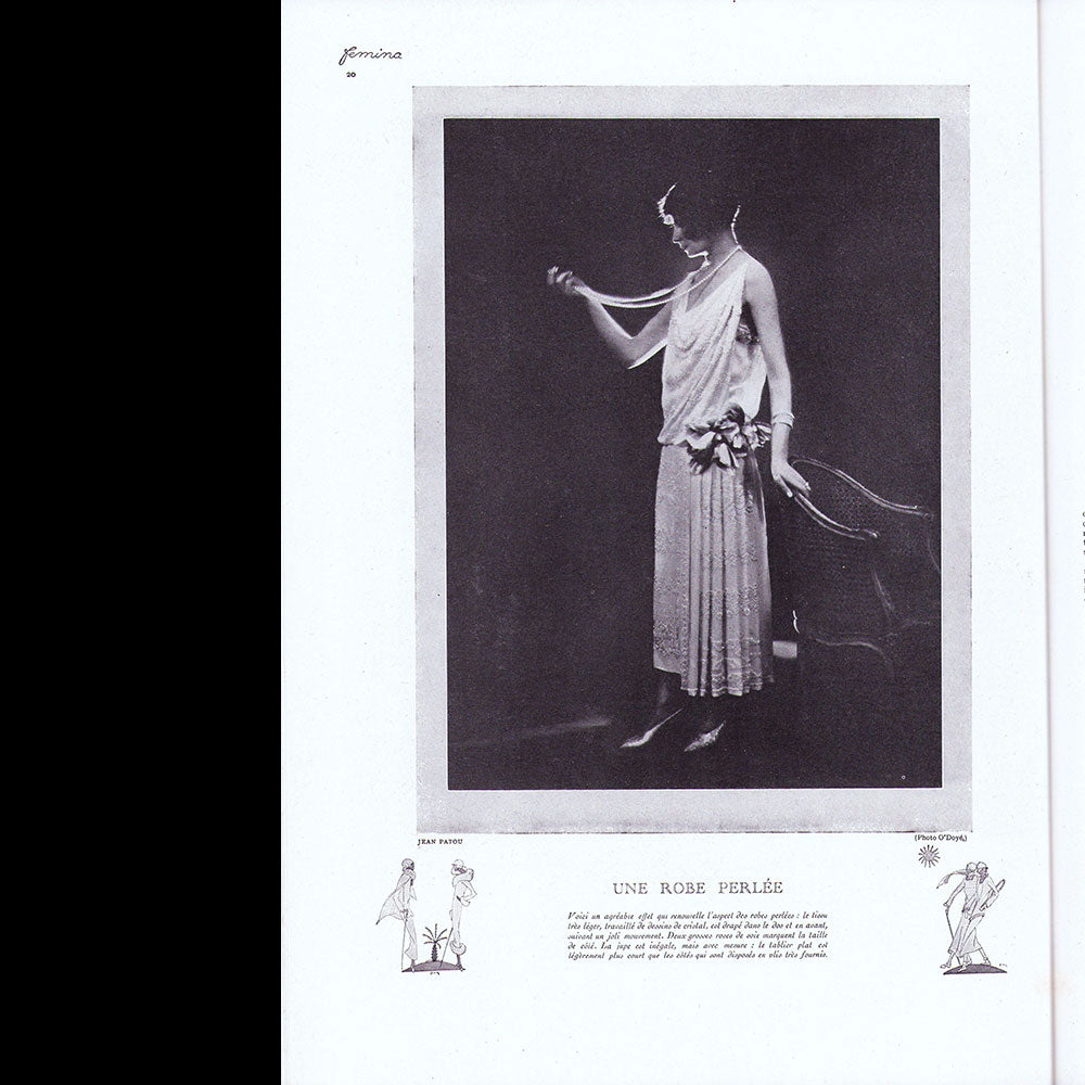 Fémina, février 1924, couverture d'André Edouard Marty