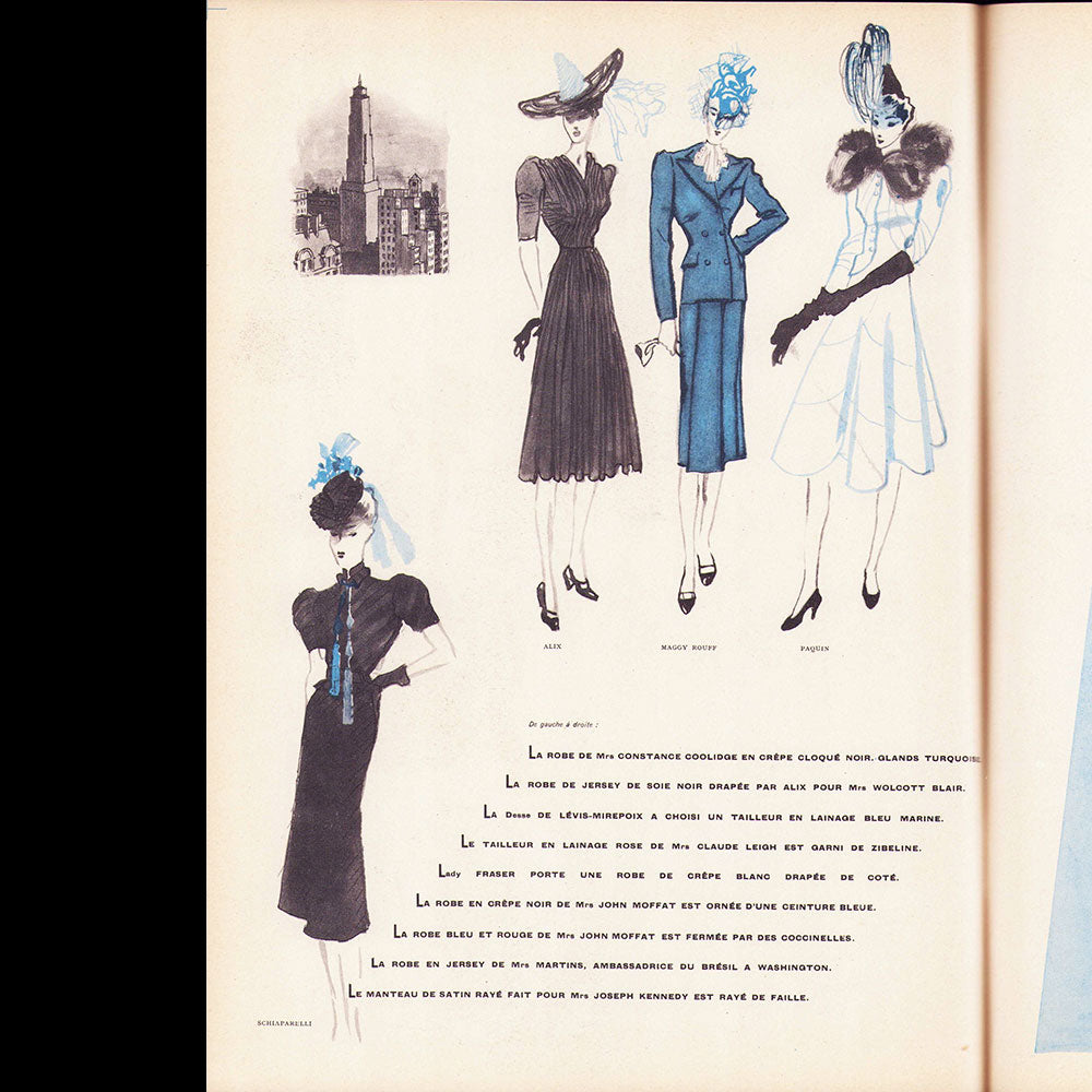 Fémina (juin 1939), couverture de Pierre Mourgue