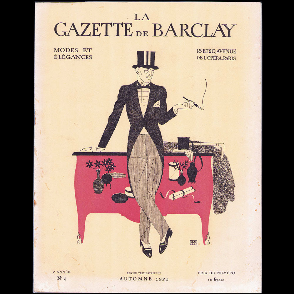 Gazette de Barclay, modes et élégances, Réunion de 9 numéros (1924-1930)