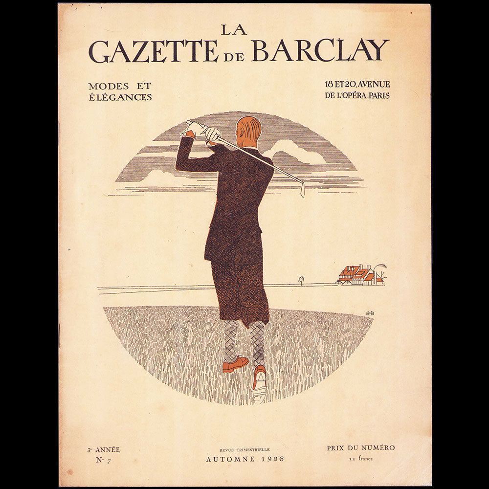 Gazette de Barclay, modes et élégances, Réunion de 9 numéros (1924-1930)