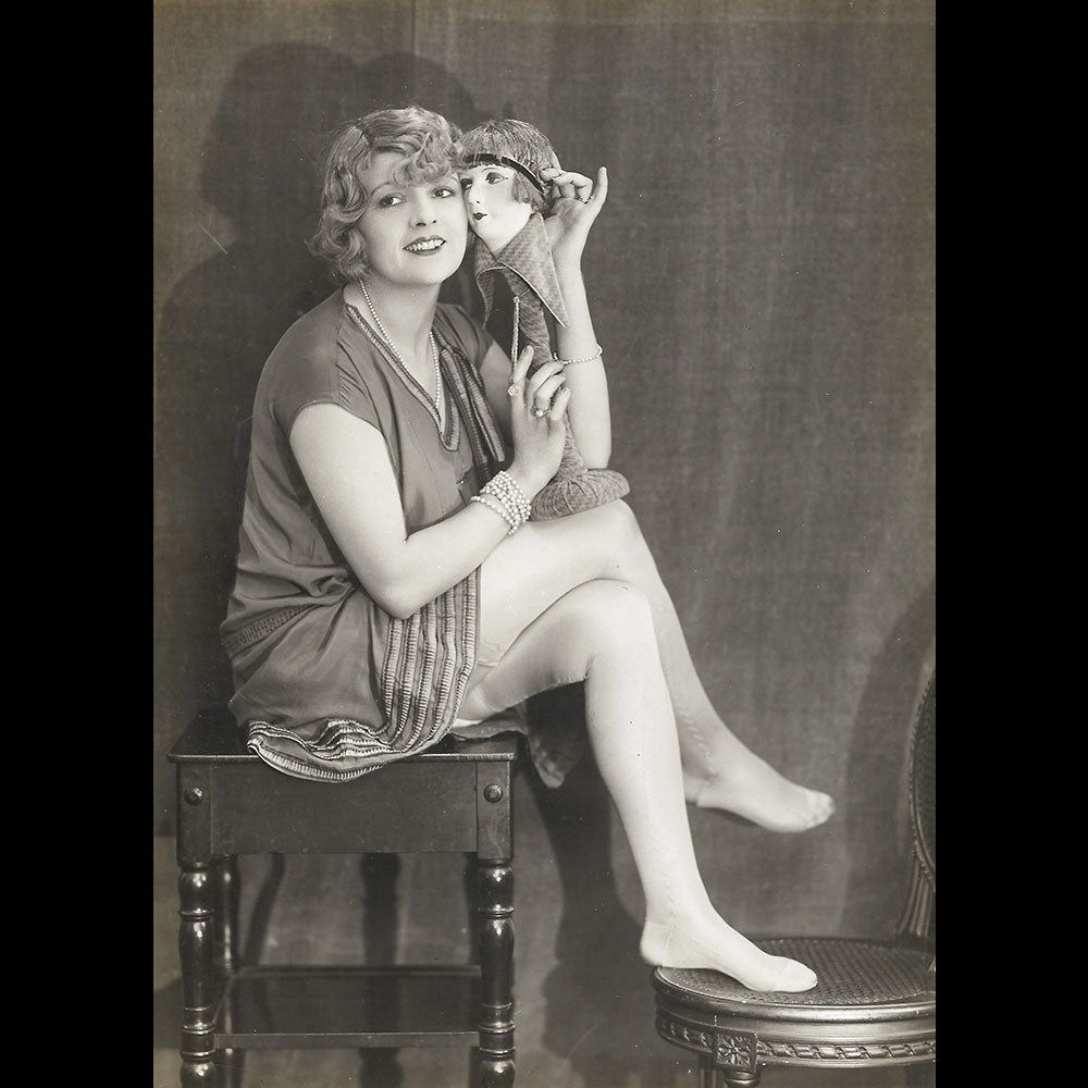 La mannequin et la marotte, tirage de Henri Manuel (1920s)