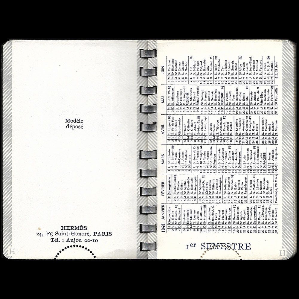 Hermès - Agenda (1948)