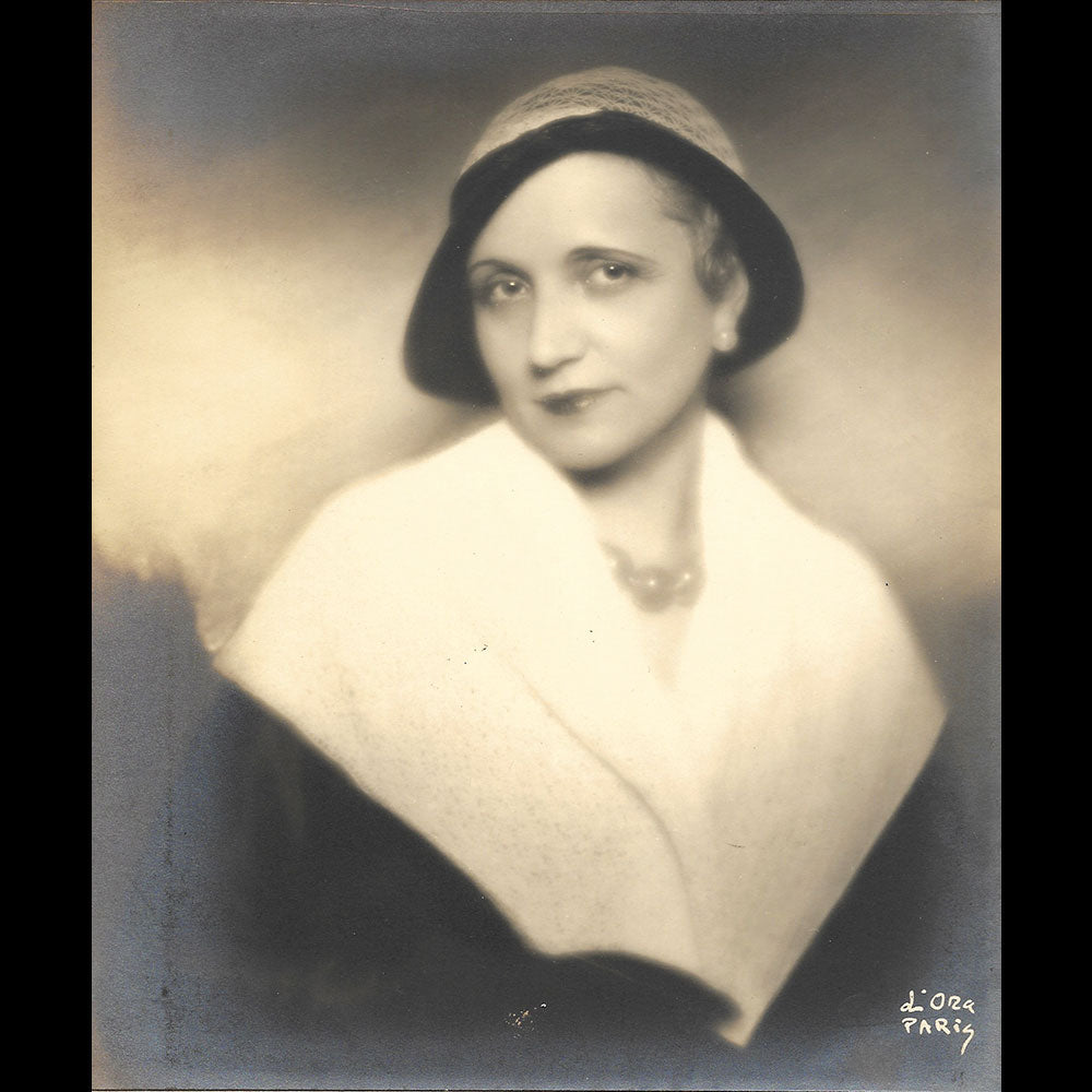 Agnès Rittener - Portrait de la modiste, tirage de D'Ora (1931)