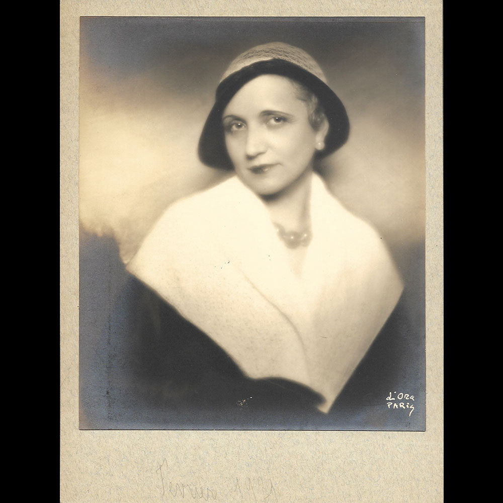 Agnès Rittener - Portrait de la modiste, tirage de D'Ora (1931)