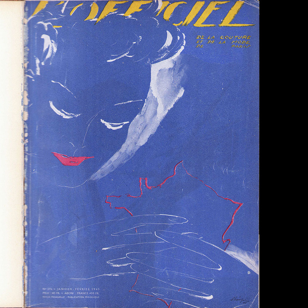 L'Officiel de la Couture et de la Mode - Réunion des 6 numéros de l'année 1945