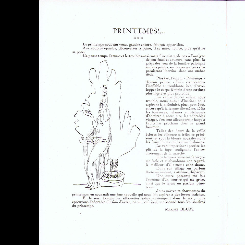 La Rose de France (mai 1917), couverture de Kees Van Dongen