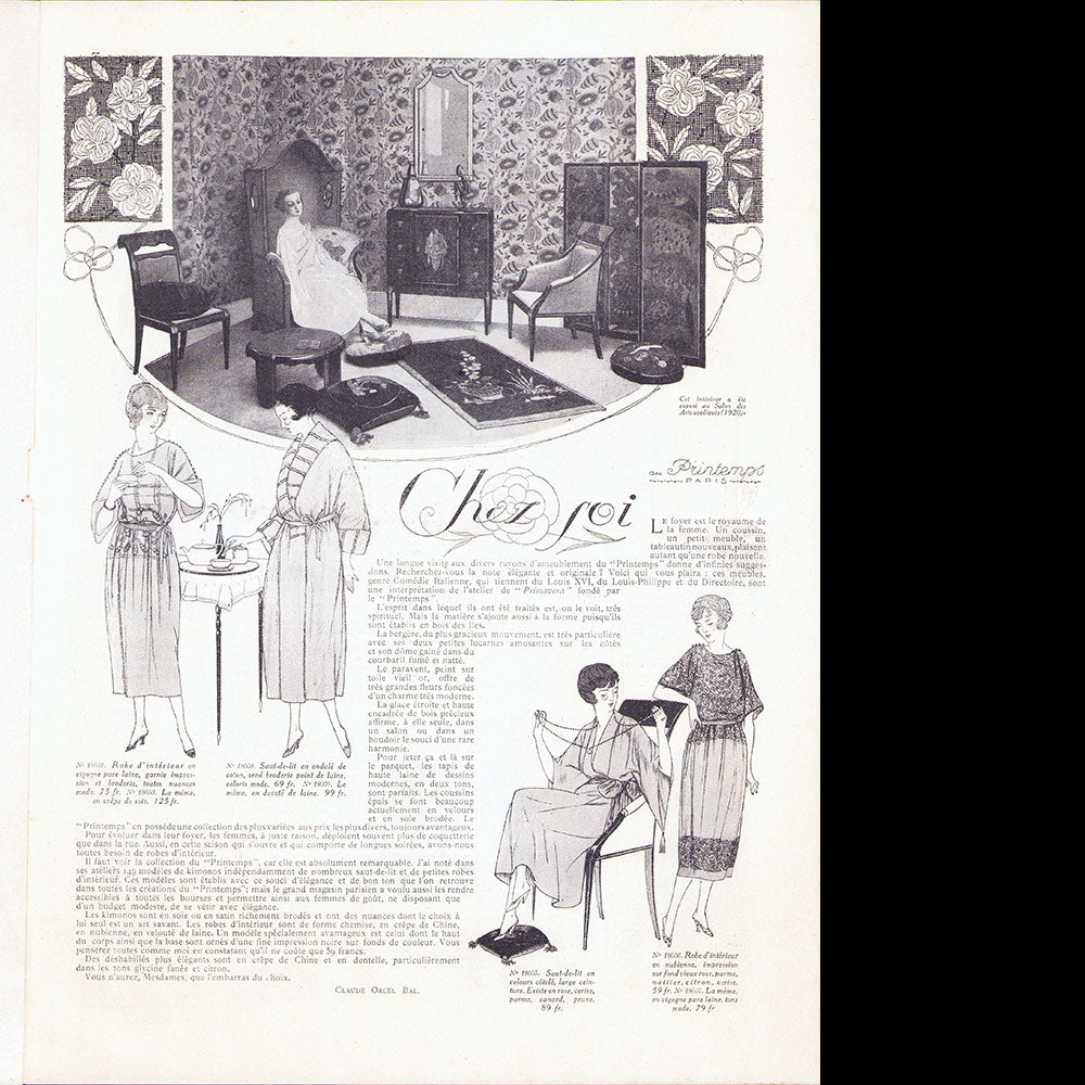 Au Printemps - Les Conseils d´une Elégante illustrés par les meilleurs artistes (1920)