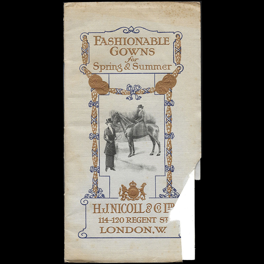 H. J. Nicoll - Fashionable Gowns for Spring and Summer, catalogue de la maison, 114-120 Regent Street, Londres (1913)