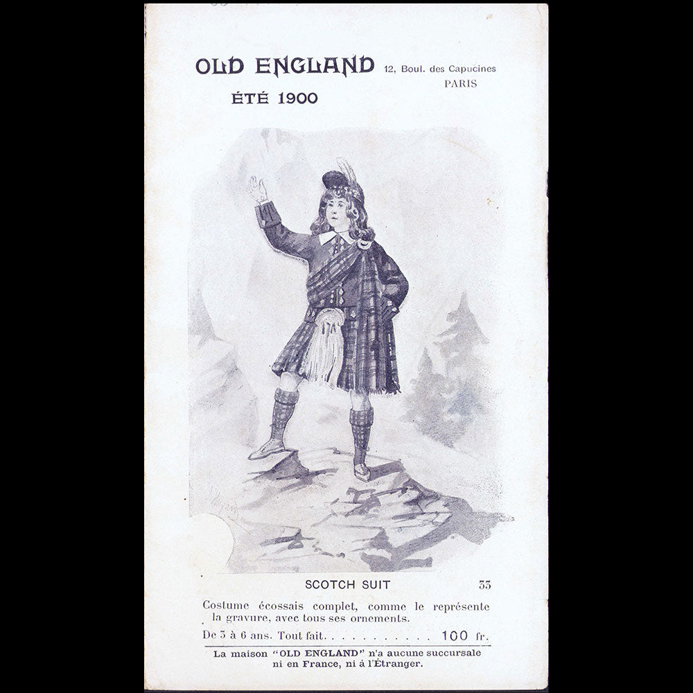 Old England, Saison d'Eté 1900