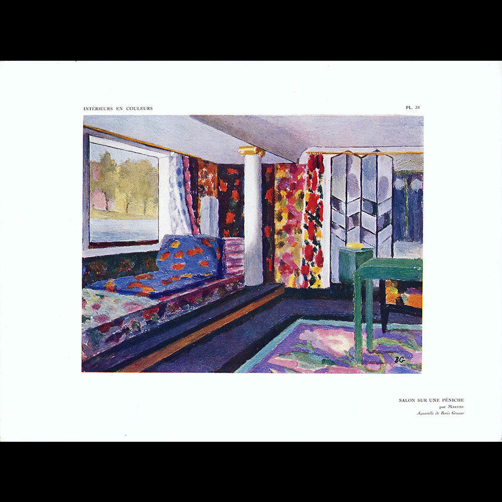 Péniche Amour de Paul Poiret à l'Exposition des Arts Décoratifs Modernes de Paris (1925)