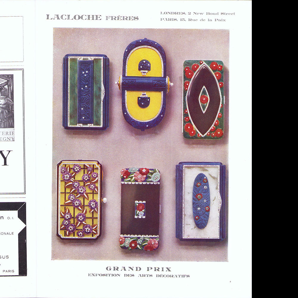 La Renaissance de l'Art Français et des Industries du Luxe (janvier 1926) - Luxe, Parure et Décoration à l'Exposition des Arts Décoratifs Modernes