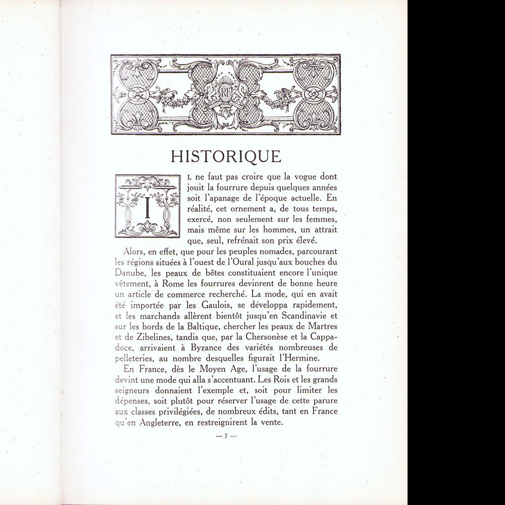 Revillon - Histoire d'une Famille et d'une Industrie pendant deux siècles 1723-1923 (1923)