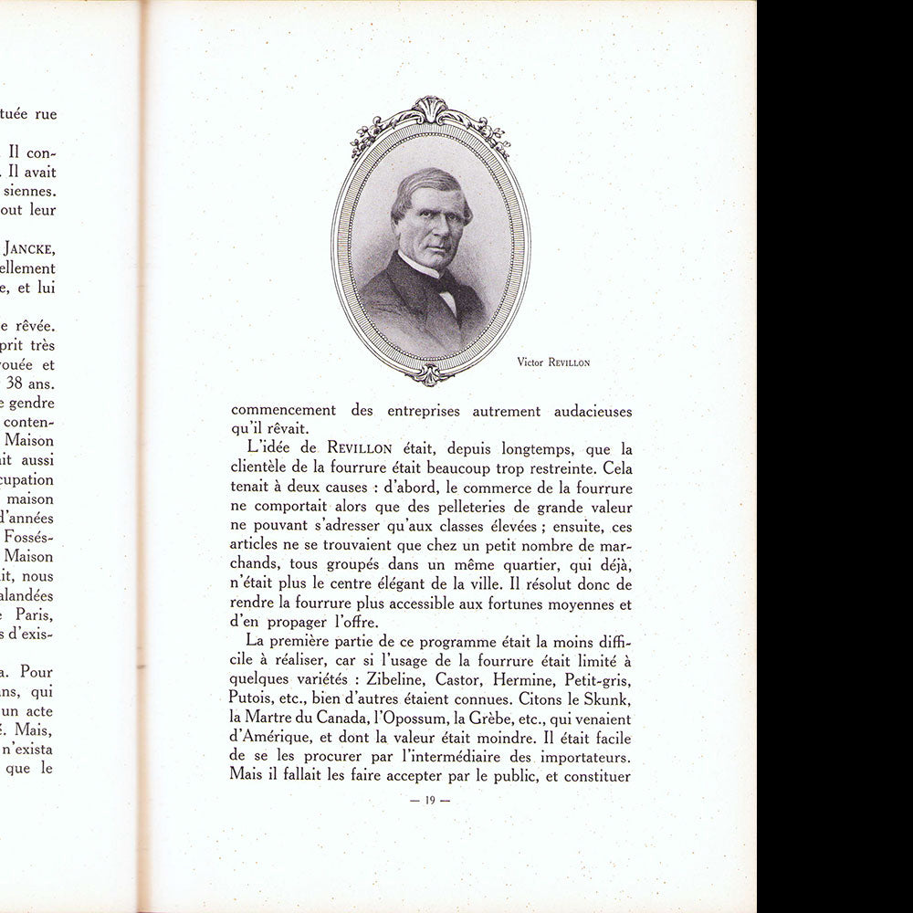 Revillon - Histoire d'une Famille et d'une Industrie pendant deux siècles 1723-1923 (1923)