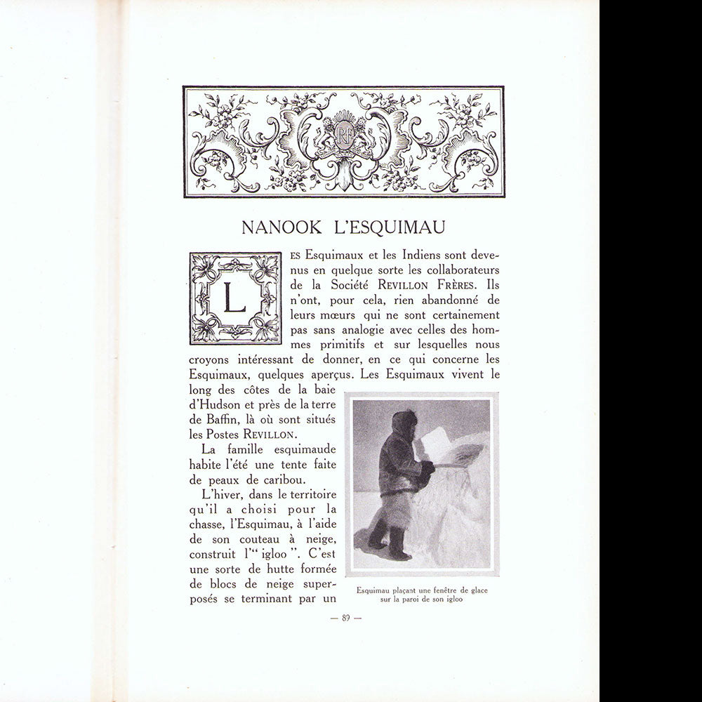 Revillon - Histoire d'une Famille et d'une Industrie pendant deux siècles 1723-1923 (1923)