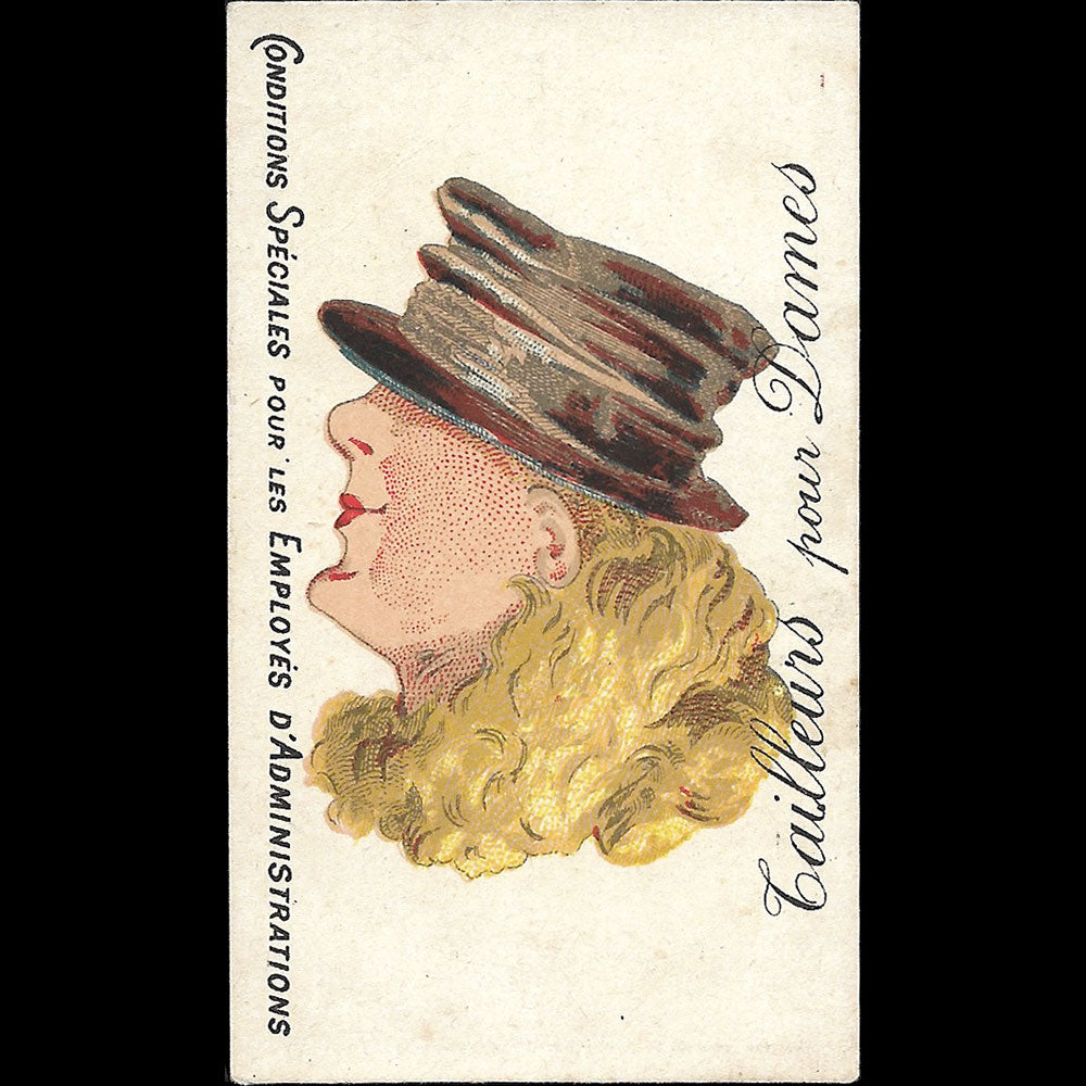 Révolution Fin de Siècle - Carte à double sens du tailleur pour dames (1890-1900s)