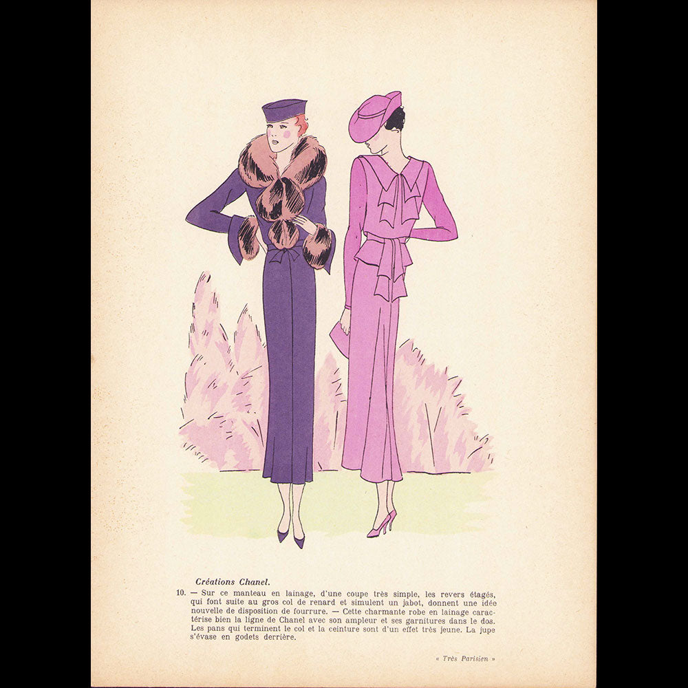 Très Parisien - Réunion de 10 des 11 numéros de l'année 1930