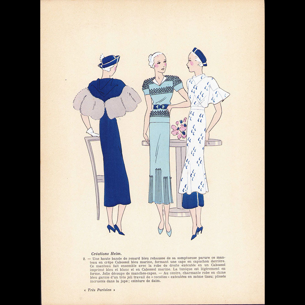 Très Parisien - Réunion de 10 des 11 numéros de l'année 1930