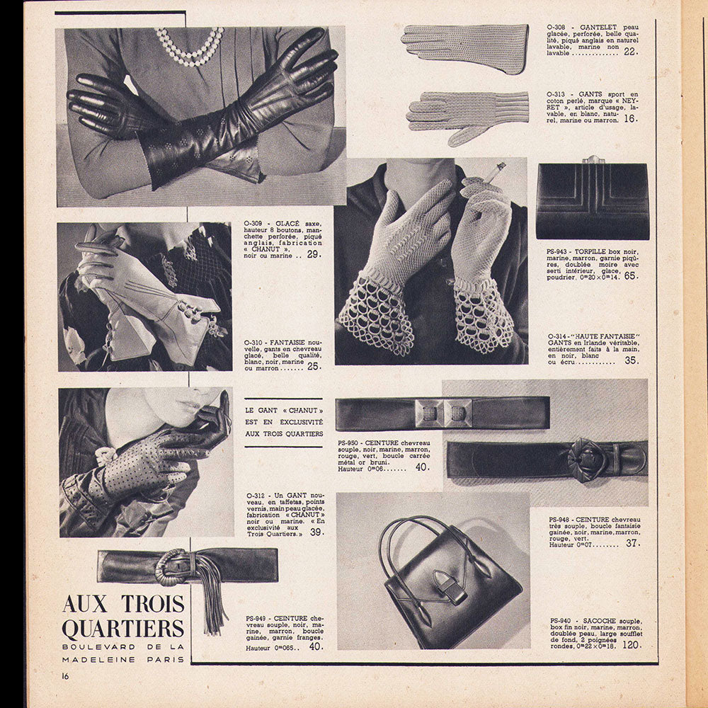 Aux Trois Quartiers - Catalogue, mars 1936, couverture de Moïse Kisling (1936)