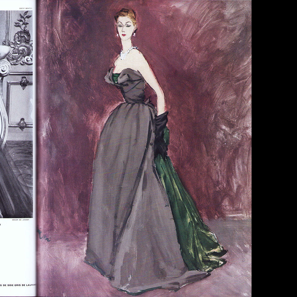 Vogue France (octobre 1951), couverture de Cecil Beaton