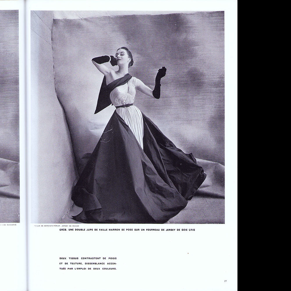 Vogue France (octobre 1951), couverture de Cecil Beaton