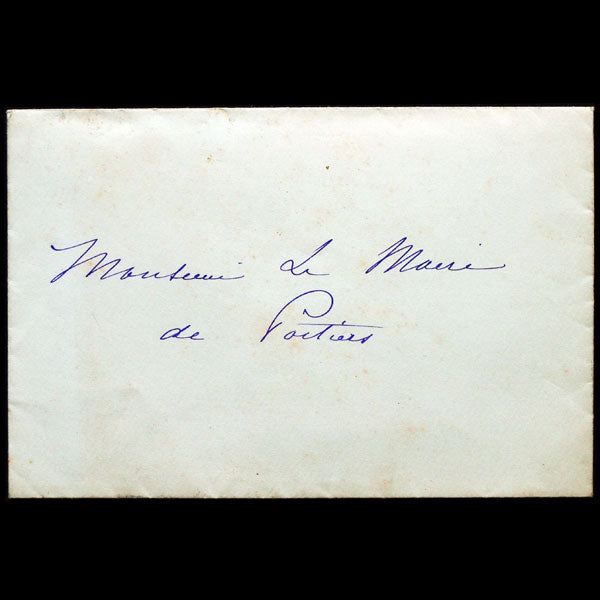 Doucet - Lettre autographe de Jacques Doucet, à l'en-tête du 19 rue Spontini à Paris (1908)