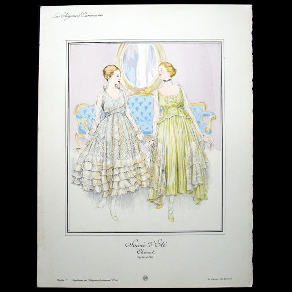 Les Elégances Parisiennes, publication officielle des industries françaises de la mode, juillet 1916, n°4