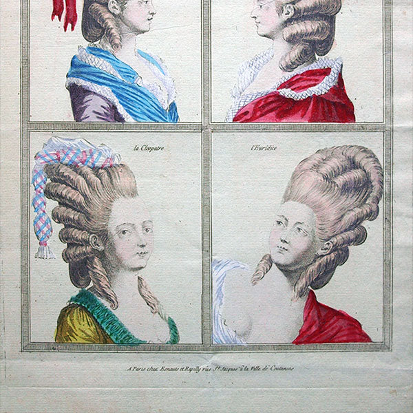 Gallerie des Modes et Costumes Français, 1778-1787, gravure n° A 5, La Phrygienne (1778)