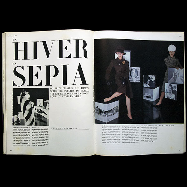 Vogue France (septembre 1962), couverture d'Irving Penn