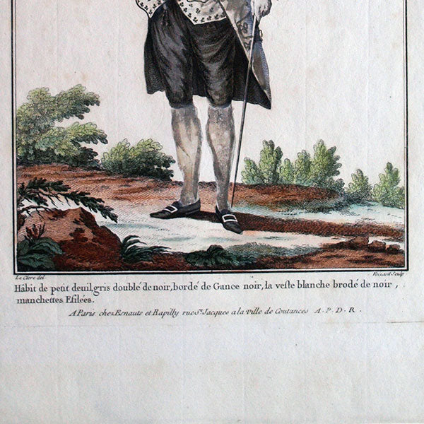 Gallerie des Modes et Costumes Français, 1778-1787, gravure n° nn 215 (1781)