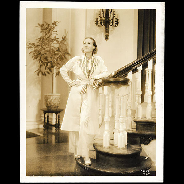 Joan Crawford, robe d'Adrian pour Sadie McKee (1934)