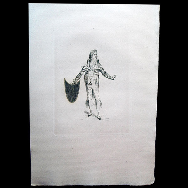 Costumes du directoire tirés des Merveilleuses par Guillaumot, exemplaire en noir (1875)