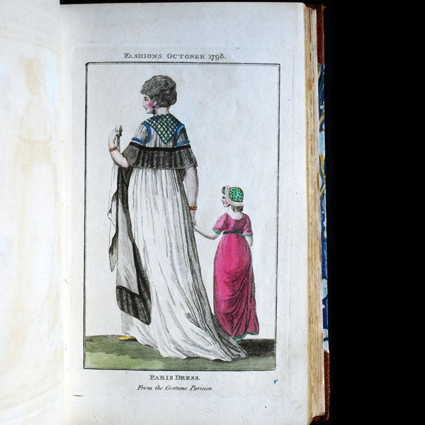 The Fashions of London and Paris - Réunion de 489 planches (1798-1809)