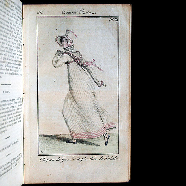 Le Journal des Dames et des Modes, Costumes Parisiens, réunion des 72 livraisons de la 21ème année (1817)