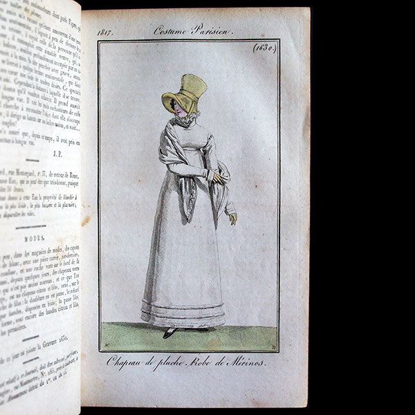 Le Journal des Dames et des Modes, Costumes Parisiens, réunion des 72 livraisons de la 21ème année (1817)