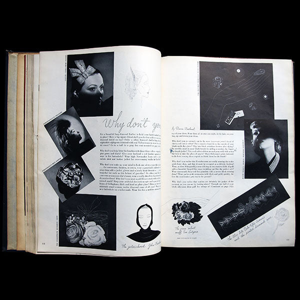 Harper's Bazaar, January, February, March, April 1937