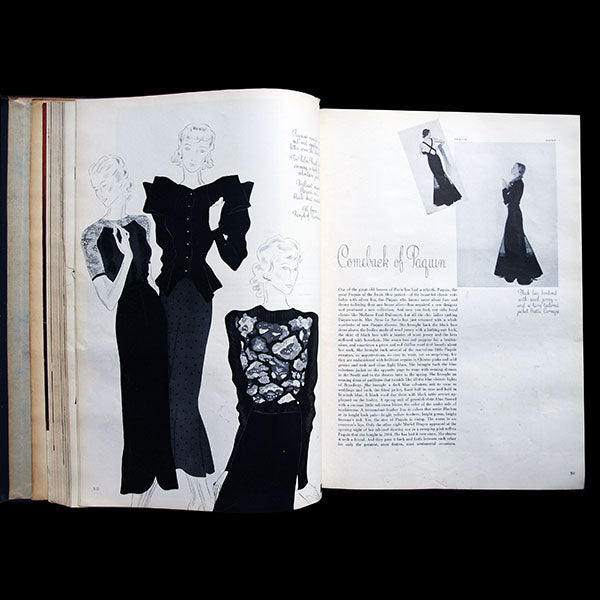 Harper's Bazaar, January, February, March, April 1937