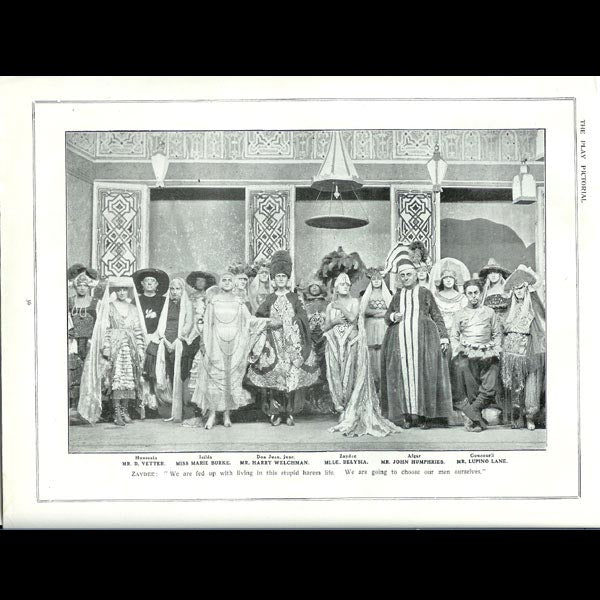 The Play Pictorial (octobre 1919), Afgar, costumes de Paul Poiret