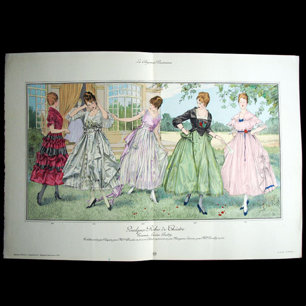 Les Elégances Parisiennes, publication officielle des industries françaises de la mode, juillet 1916, n°4