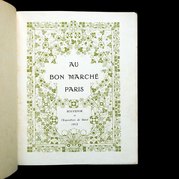 Scènes de la Vie Parisienne, Souvenir de l'Exposition de Gand, couverture de George Barbier (1913)