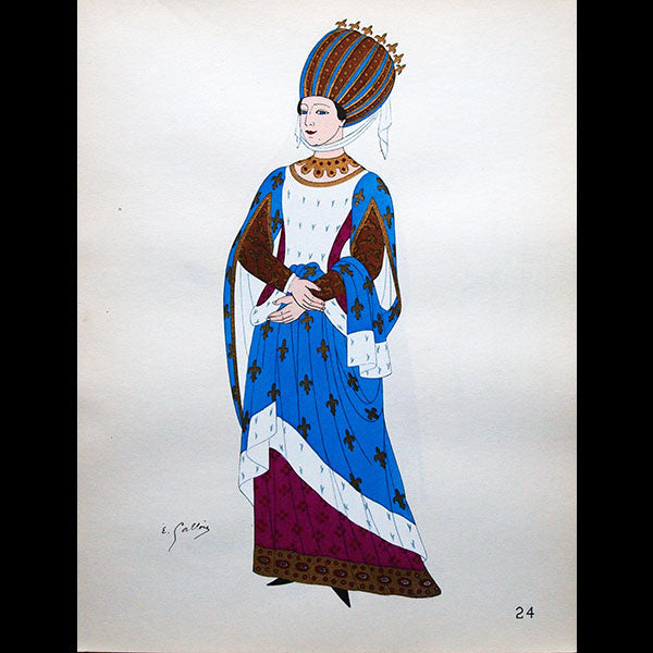 Le Costume en France des Mérovingiens à François 1er, par Emile Gallois (circa 1950)