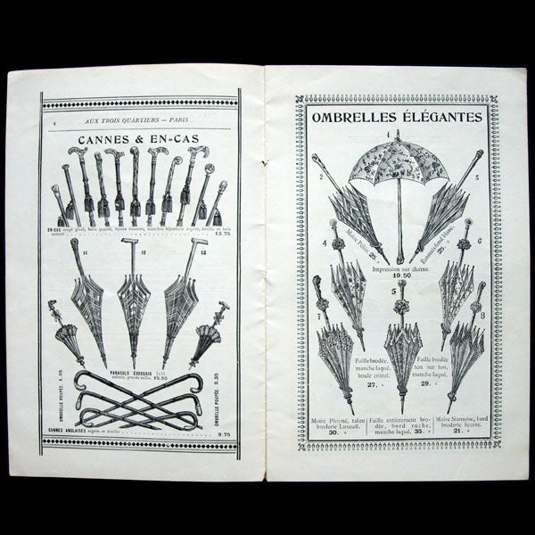 Aux Trois quartiers : Modes - Ombrelles - Gants